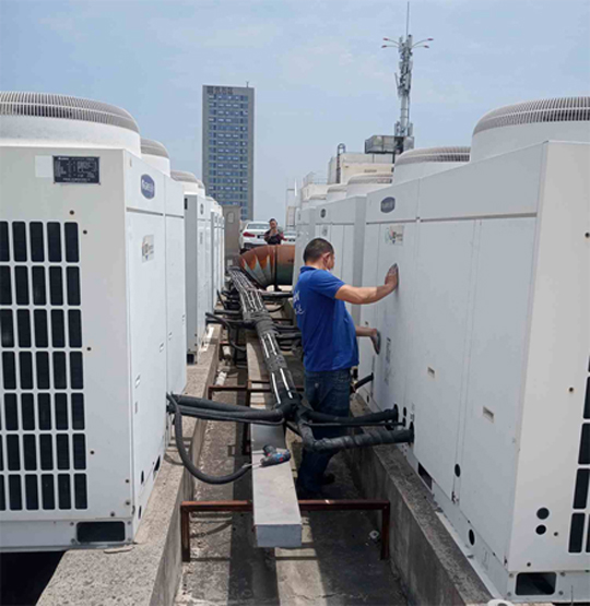 勐海中央空调制热和不制冷系统维修方法